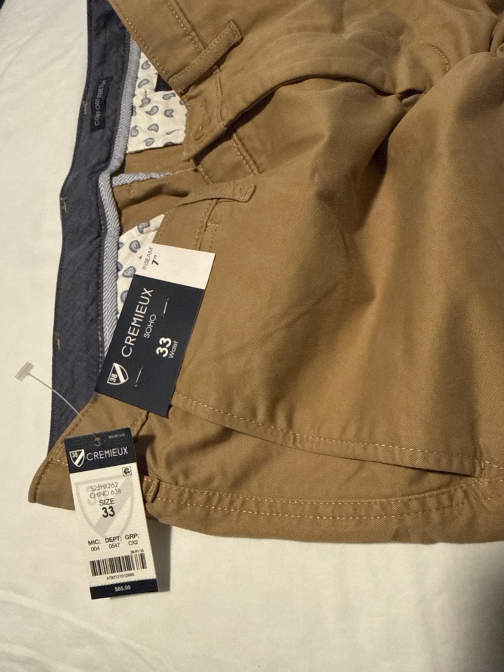 Daniel Cremieux Shorts 33 - 7in.